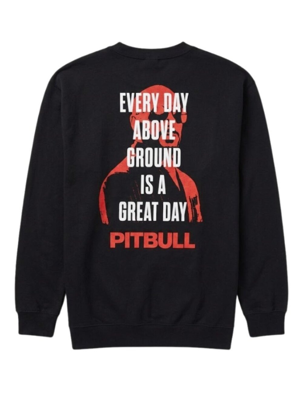 Pitbull Worldwide Black Crewneck Sweatshirt by